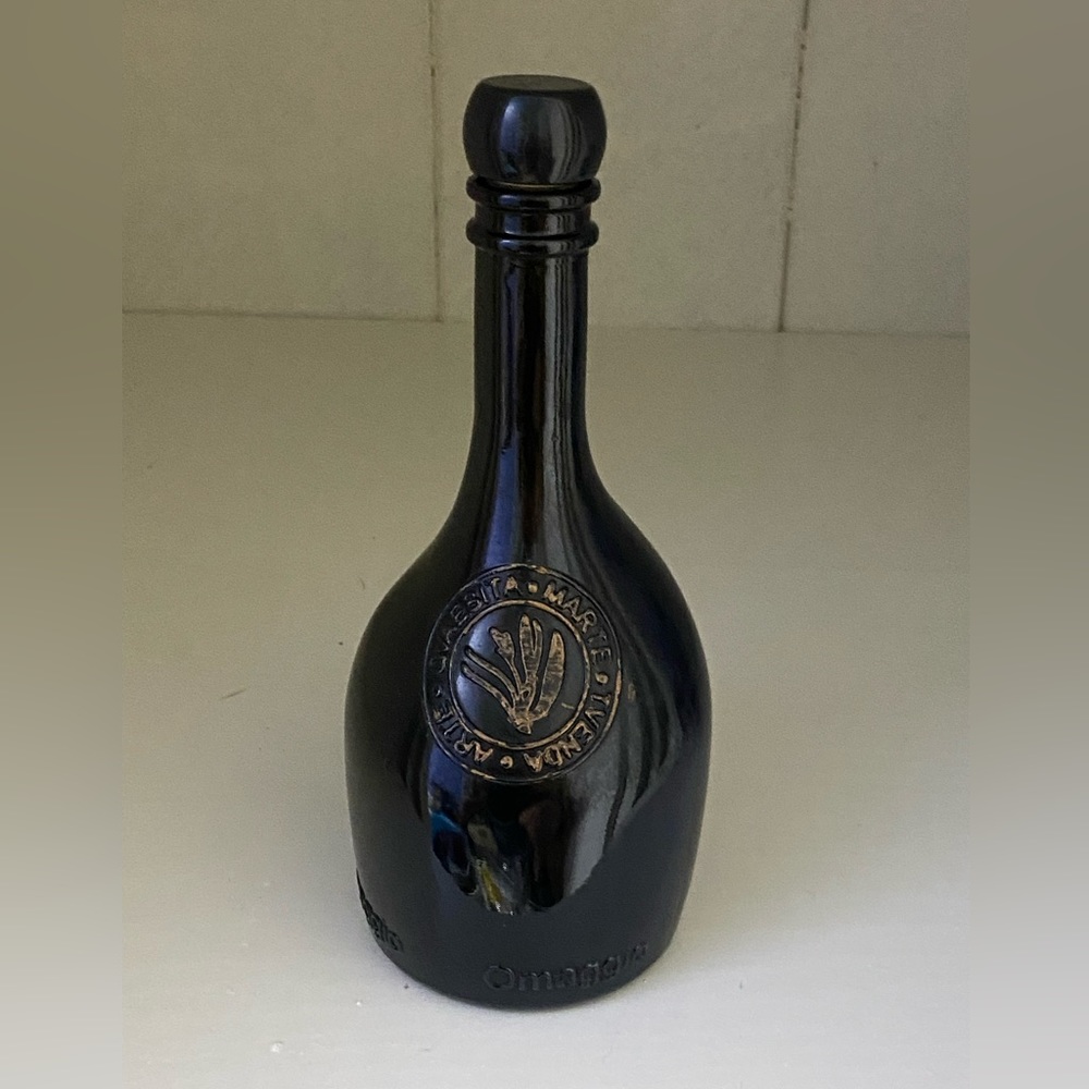 Black Vintage Wine Bottle